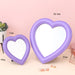 Love Mirror Wall Mounted Dual-Use Makeup Vanity Mirror Girl Room Wall Decoration Mirror