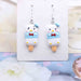 Women's Resin Earrings Handmade Cute Drop Earrings Jewelry