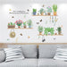 Wall Vinyl Stickers Jungle Tropical Plants Palm Leaf Living Room Eco-friendly Decals