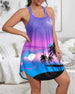 Women's Nightwear Sexy Comfortable Round Neck Plus Size Sleeveless Sleep Dress