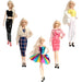 Barbie Doll Outfits Wear Casual Dress Shirt Skirt Toy Doll Clothes