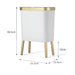 15L Kitchen Standing Trash Can Large-Capacity Bin Bathroom Toilet Wastebasket