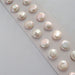 Women's Button Pearl Stud Earrings Freshwater Cultured Pearls Sterling Silver Jewelry