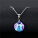 Exquisite Luxury Amethyst Pendant Necklace Women's Fashion Jewelry