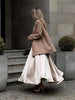 Elegant Fashion Satin Loose Women Skirt High Waist Maxi Long Skirt