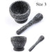 Stone Mortar Masher Multi-Function Garlic Spices Manual Masher