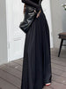 Women's Skirts Spring Pleated Floor Length Solid Simple Stylish Korean Style Long Skirts