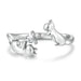 Sterling Silver Creative Pet Opening Ring Women Lovely Animal Rings Jewelry