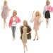 Barbie Doll Outfits Wear Casual Dress Shirt Skirt Toy Doll Clothes