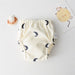 Baby Cartoon Print Cotton Waterproof Diaper Pockets Washable Diaper Pants