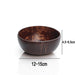 12-15cm Natural Coconut Bowl Set Wooden Bowl Spoon Kitchen Set