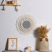 Wall Mirror Macrame Decorative Mirrors Boho Home Decor Wall Hanging Mirror