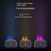 Aroma Diffuser Air Humidifier Ultrasonic Mist Maker Led Flame Lamp Difusor