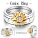 Sterling Silver Sparkling Head Princess Flower Rings Women's Fashion Jewelry