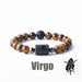 12 Zodiac Sign Bracelet Homme Constellation Bracelet Jewelry