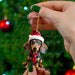 Cartoon Cute Dog Christmas Ornaments Hanging Decoration Gift Hanging Tree Pendant