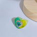 Bohemia Exaggerated Resin Rings Woman Acrylic Punk Jewelry