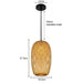 Bamboo Pendant Lamp Vine Lampshade Natural Rattan Chandeliers Pendant Lights