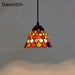 Vintage Tiffany Pendant Lights Stained Glass Hanging Lamp Home Decor