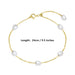 Natural Freshwater Pearl Choker Necklace Women Link Chain Necklac Jewelry