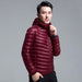 Men's Ultra Lightweight Down Jacket Wind-Resistant Hoodie Jackets