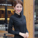 Women Shirts Long Sleeve Tops Office Lady Blouses Shirts