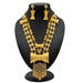 24K Gold Plated Necklace Set Women's Bridal Wedding Luxury Jewelry