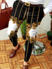 Men's Business Casual Trousers Geometric Pattern Print Straight Long Pants