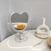 Rotatable Double-Sided Blob Mirror 360 Degree Swivel Desktop Makeup Mirror