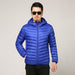 Men's Ultra Lightweight Down Jacket Wind-Resistant Hoodie Jackets