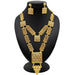24K Gold Plated Necklace Set Women's Bridal Wedding Luxury Jewelry