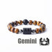 12 Zodiac Sign Bracelet Homme Constellation Bracelet Jewelry