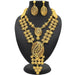 24K Gold Plated Necklace Set Women's Bridal Wedding Luxury Jewelry