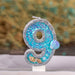Birthday Candle Mermaid Sparkly Blue Seafish Party Decoration Candles