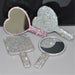 Luxury Diamond Blob Mirror Love Heart Handle Vanity Make Up Mirror