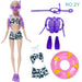 Swimming Rings Swimsuits Bikini Slipper Chair Barbie Doll Accessories Toy