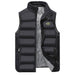 Men's Autumn Winter High Quality Cotton Jacket Comfort Sleeveless Vest Jacket