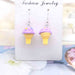 Women's Resin Earrings Handmade Cute Drop Earrings Jewelry