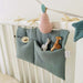 Portable Baby Crib Storage Bag Multifunctional Newborn Bed Headboard Organizer