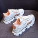 Women Sneakers Casual Fashion Platform Shoes Breathable Mixed Color Shoes