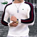 High Quality Men's Long Sleeve T-Shirt Casual Round Neck Fitness T-Shirt