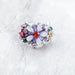 Colourful Flowers Ring Women's Bohemia Sterling Silver Jewelry