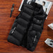Men's Sleeveless Vest Thermal Soft Casual Coats Cotton Men's Vest Jacket