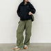 Women's Wide Leg Cargo Pants Drawstring Streetwear Jogger Trousers