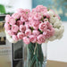 Silk Flowers Peony Artificial Flowers Rose Bouquet Wedding Home Decoration