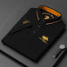 Embroidered Polo Shirt Men's High-End Luxury Lapel Short Sleeve T-Shirt