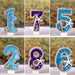 Birthday Candle Mermaid Sparkly Blue Seafish Party Decoration Candles