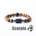 12 Zodiac Sign Bracelet Homme Constellation Bracelet Jewelry