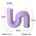 Geometry Unique Candle Wave S Shape Unscented Decorative Candles
