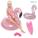 Swimming Rings Swimsuits Bikini Slipper Chair Barbie Doll Accessories Toy